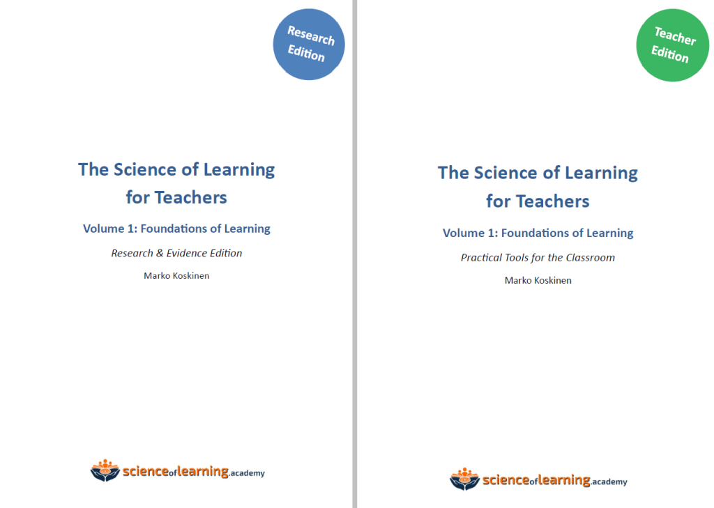 The Science of Learning for Teachers - Vol 1 - Bundle